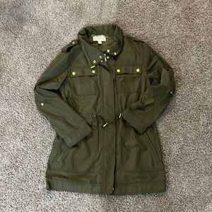 Michael Kors army green light weight jacket